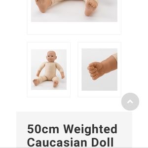 touch needs weighted doll